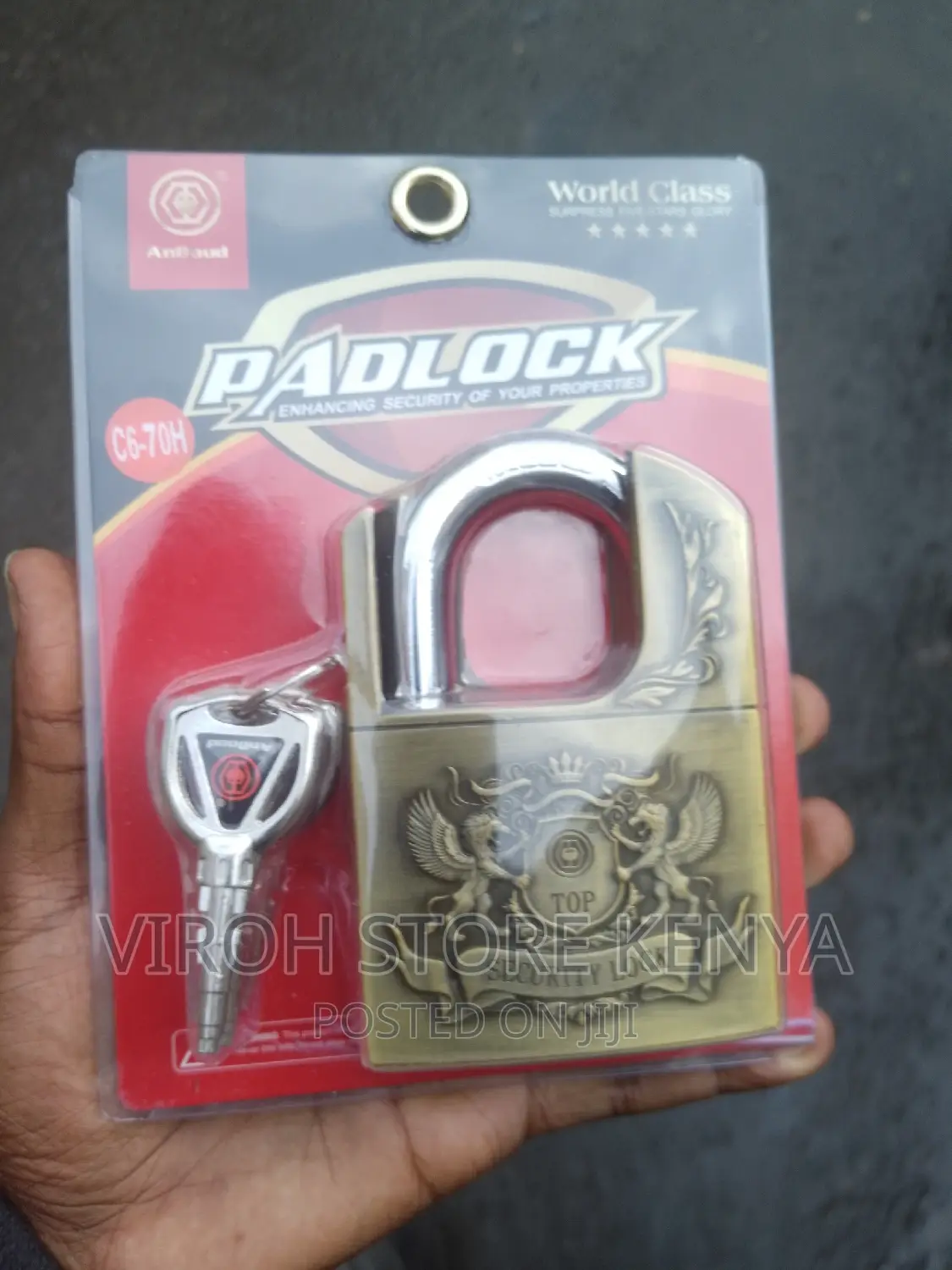 Anbound 70mm Padlock 4 Keys Top Security Padlock
