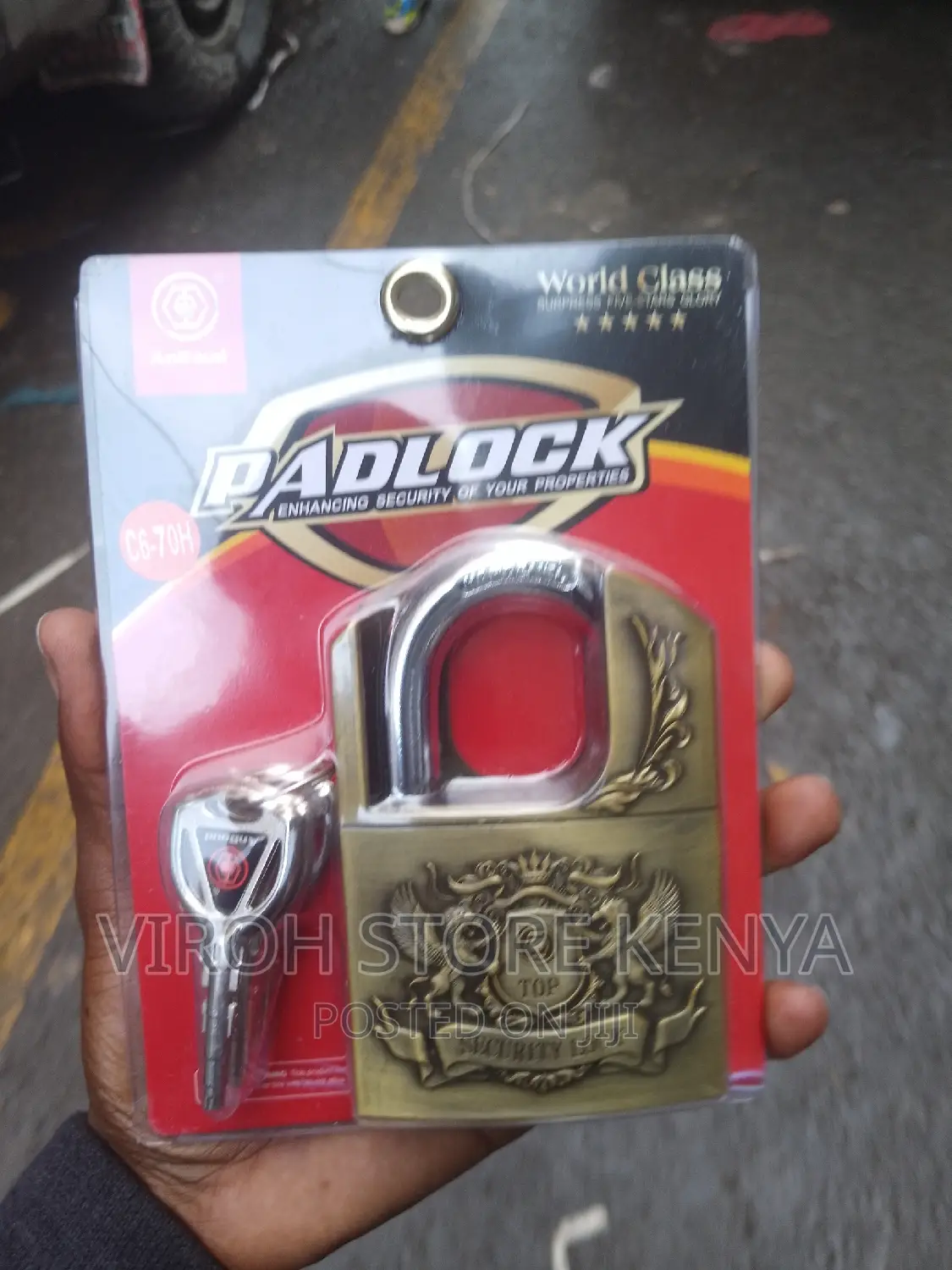 Anbound 70mm Padlock 4 Keys Top Security Padlock
