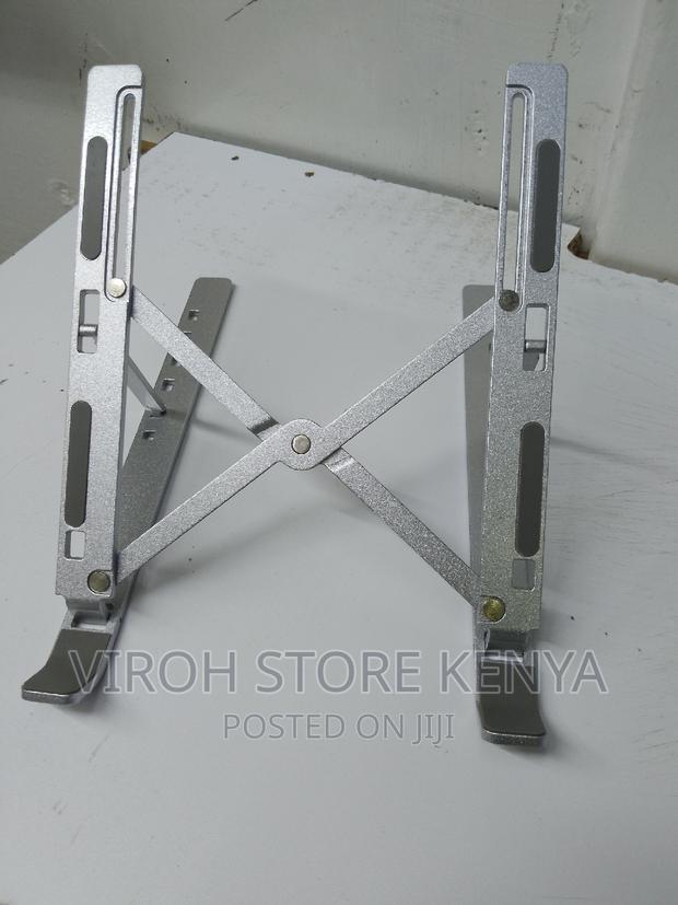 Metallic Laptop Stand - Adjustable - main view