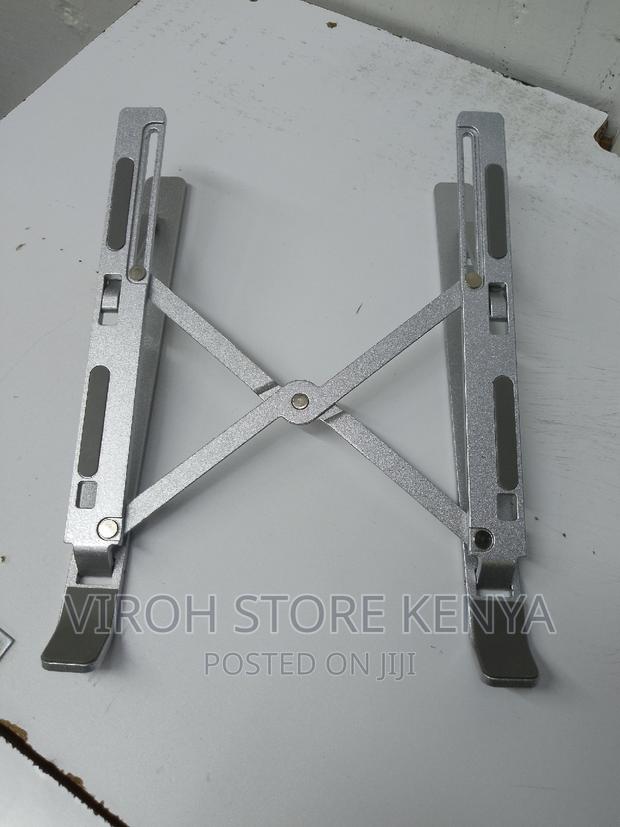 Metallic Laptop Stand - Adjustable - thumbnail 2