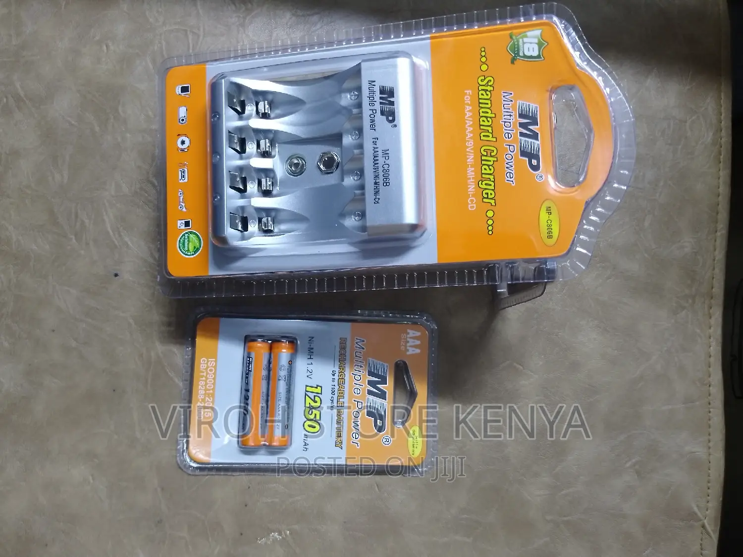 AAA Rechargeable Batteries + Charger