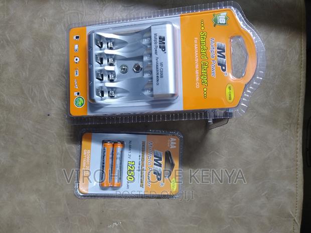 AAA Rechargeable Batteries + Charger - thumbnail 2
