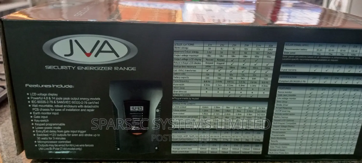 JVA Z14 Energizer 5 Joule With LCD Display