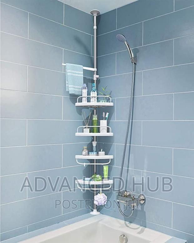 Telescopic Bathroom Corner Shelf - thumbnail 2