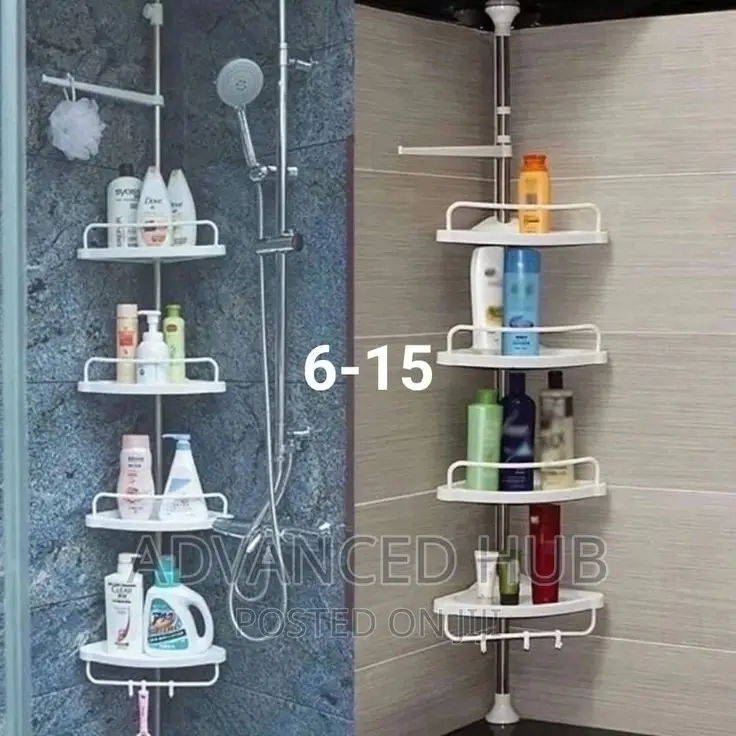 Telescopic Bathroom Corner Shelf