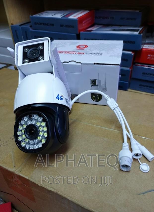 4G CCTV Security Ip Camera Outdoor Dual Lens CCTV Wifi PTZ - main view
