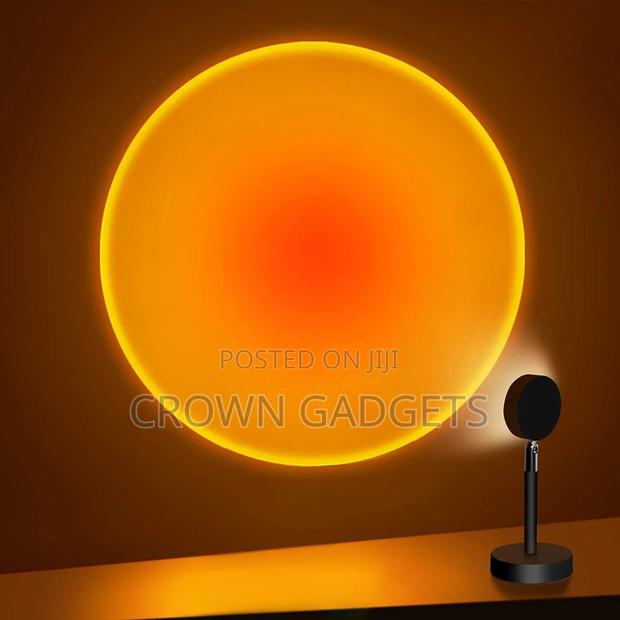 Smart App Controlled Sunset Lamp for Bedroom - main view