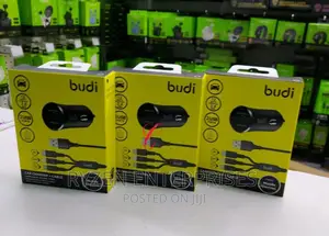Budi Car Charger/ 3 in 1 Car Charger Budi
