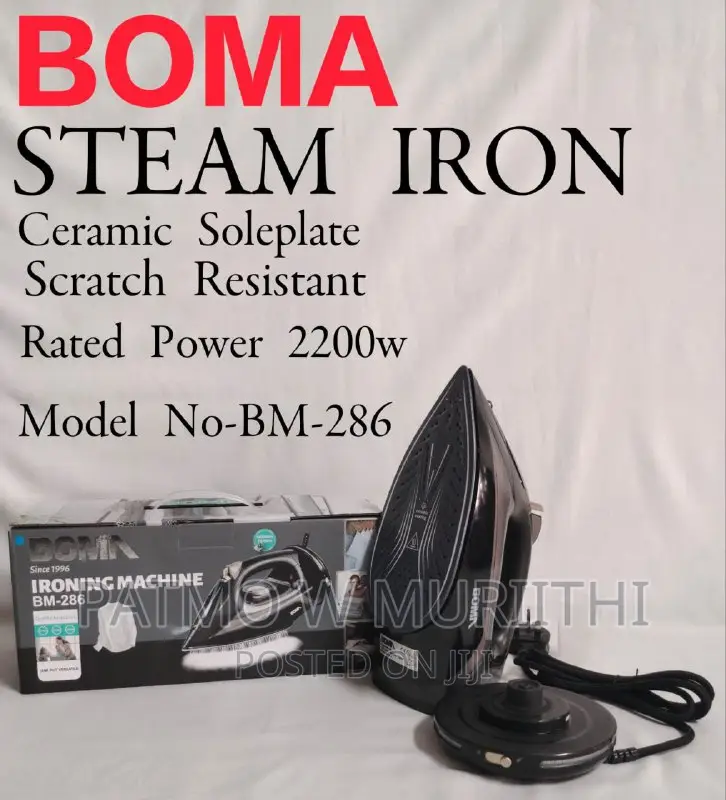 Steam Iron With Ceramic Coating Base 2200W