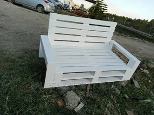 Pure White Pallet Seat(2 Seater)123
