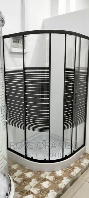 Black Shower Cubicle