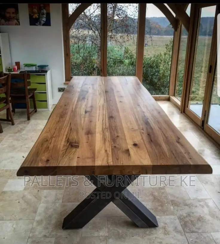 Farmhouse Dining Table ( Made From Durable Wood)