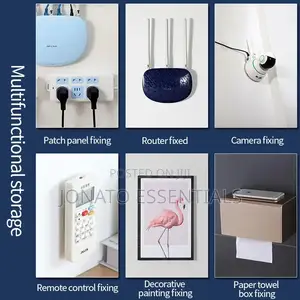 5 Pair Double Sided Adhesive Wall Hooks
