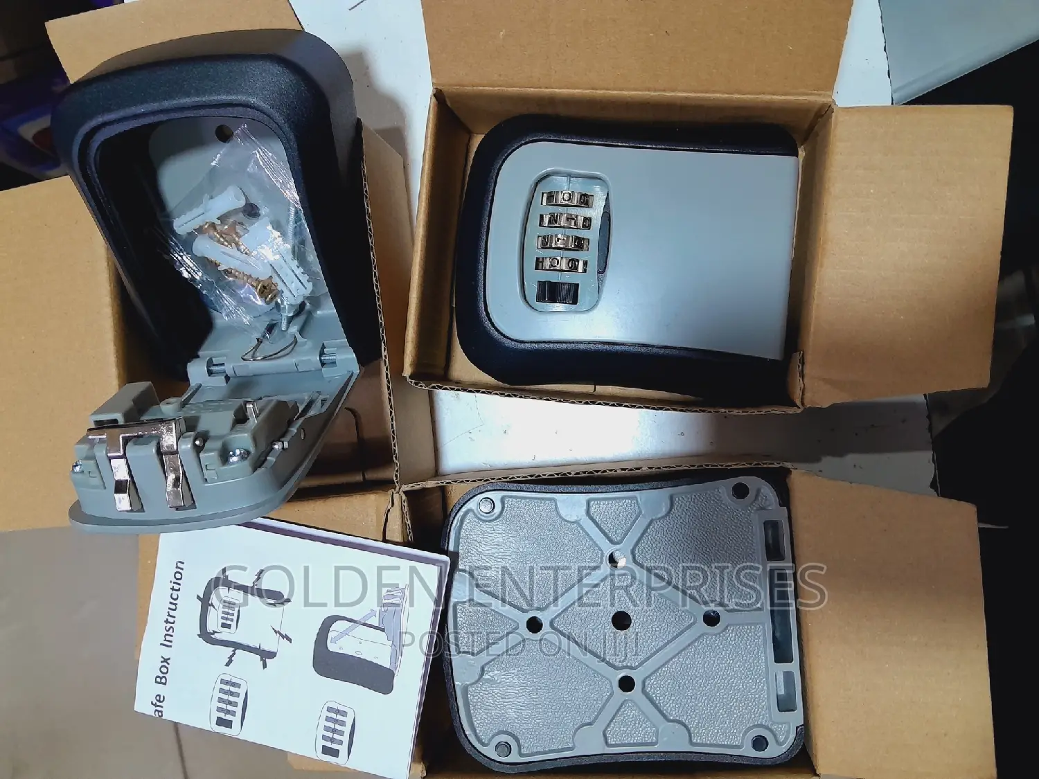 Airbnb Aluminium Wall Mount Key Lock Safe Boxes