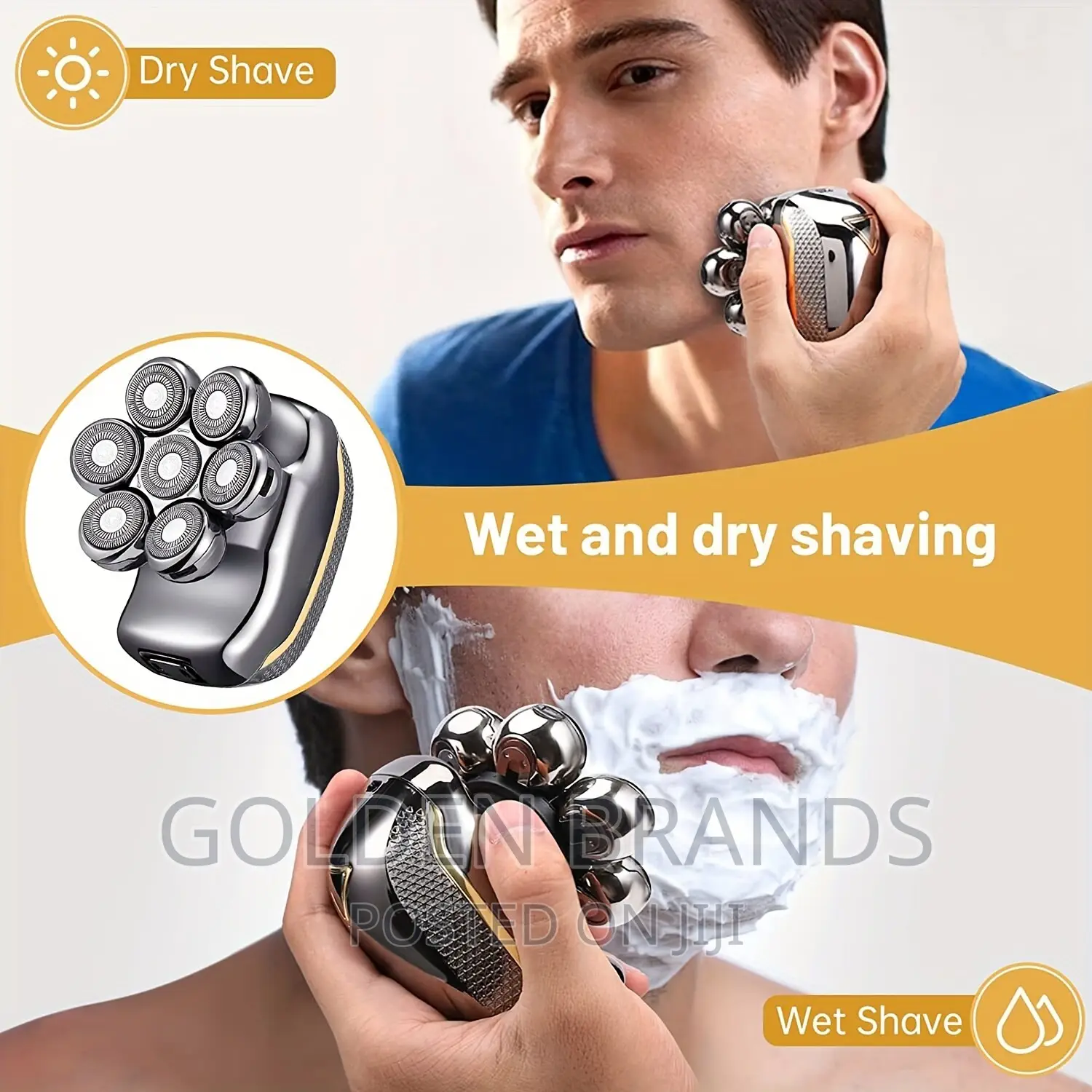 Men's Electric Shaver 6 in 1 Waterproof Trimmer