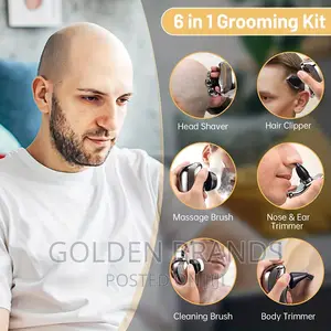 Men's Electric Shaver 6 in 1 Waterproof Trimmer
