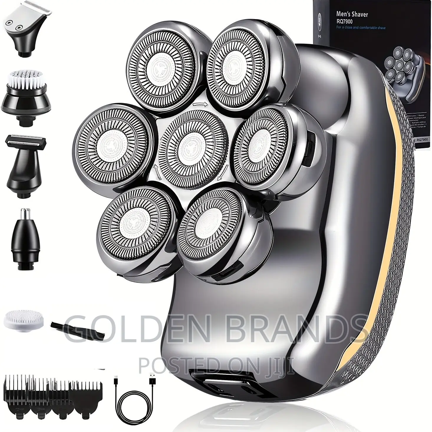 Men's Electric Shaver 6 in 1 Waterproof Trimmer