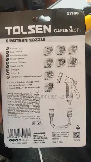 Tolsen Spray Guns Water Guns Tolsen 8 Pattern Nozzle 57100