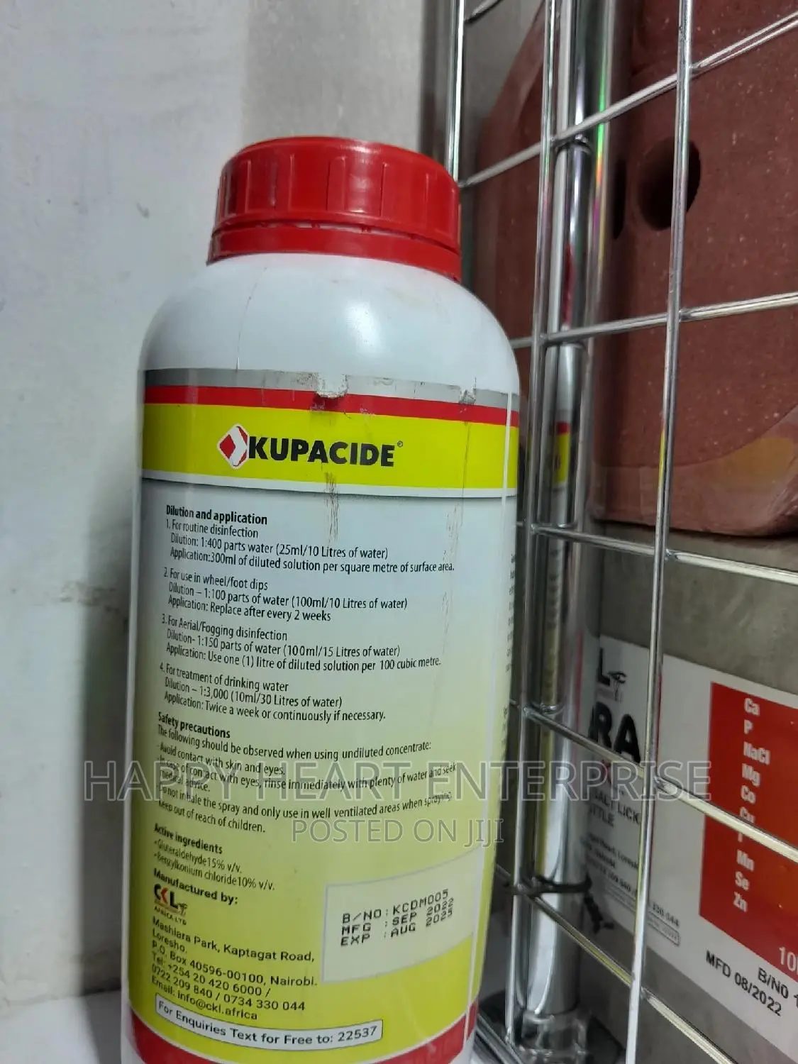 Kupacide Disinfectant 1litre