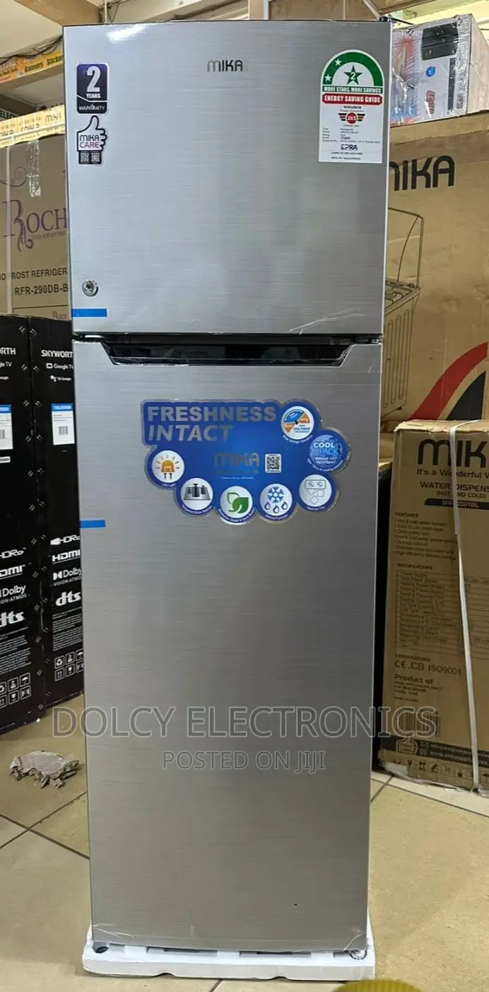 Mika Double Door (Mrdcd95bbr) Refrigerators 168L