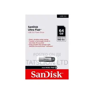 Sandisk 64gb Ultra Flair Metallic Flash Disk/High Speed