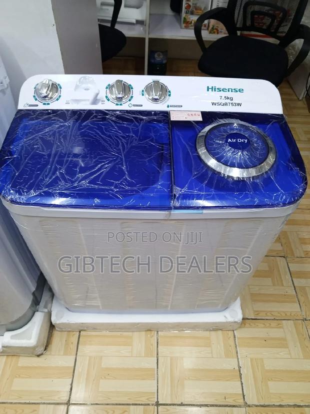 Hisense Washing Machine Twin Tub 7.5kg Now Available - main view