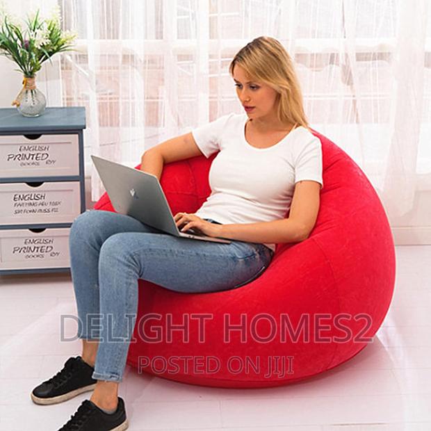 Large Lazy Inflatable Sofa Seat / Inflatable Bean Bag