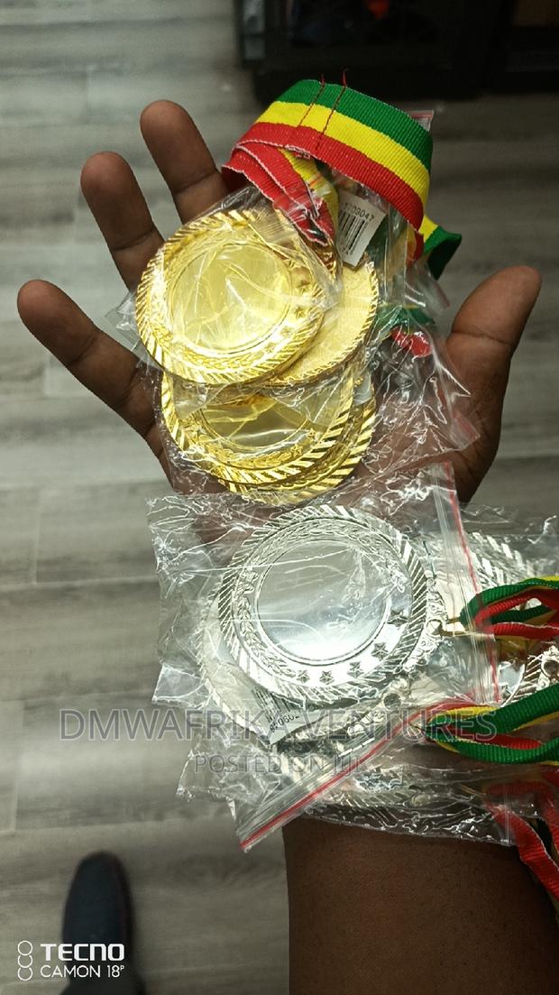 Plain Medals Gold/Silver And Bronze - main view