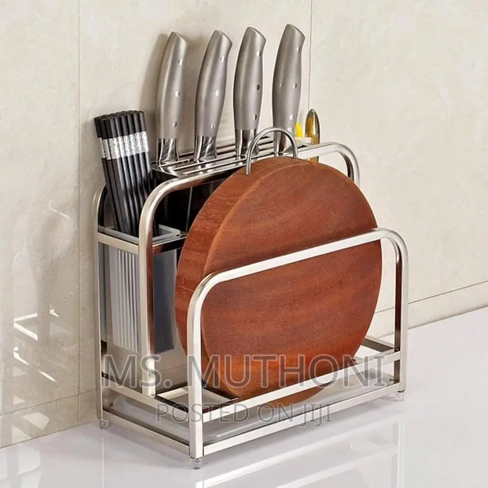 *Compact Multifunctional Stainless Rack