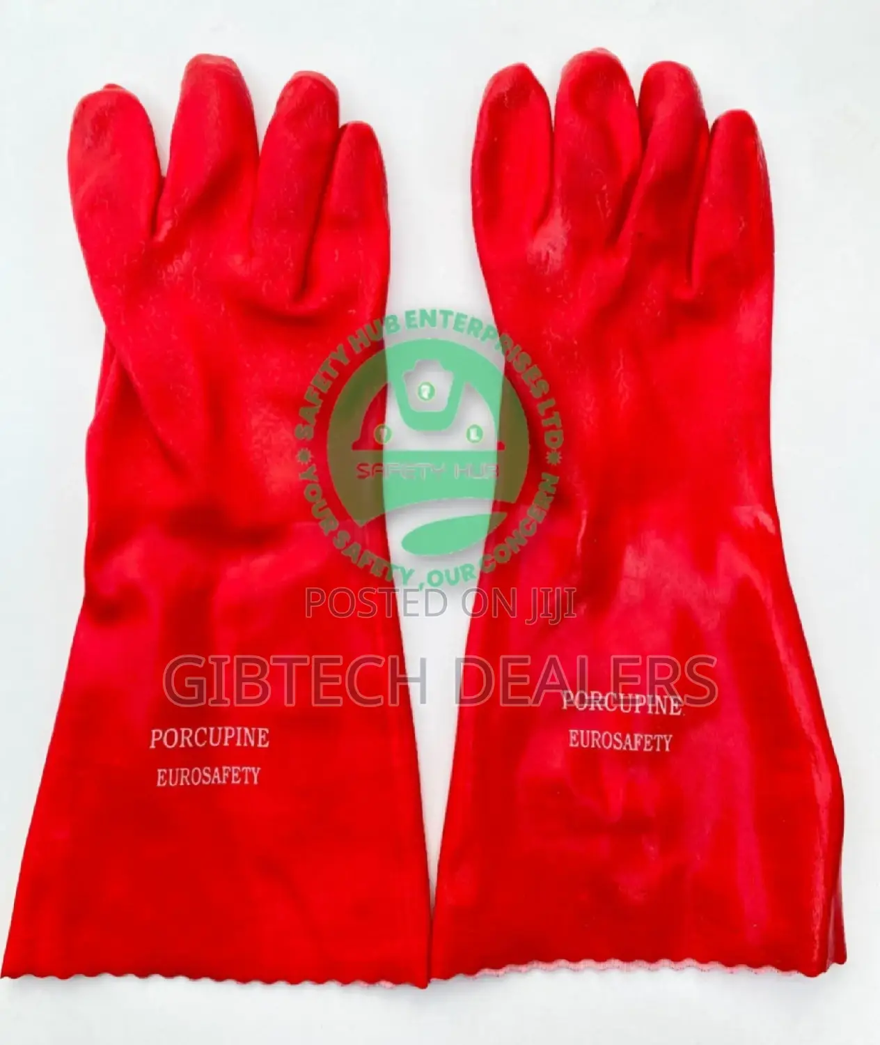 Pvc Safety Chemical Gloves