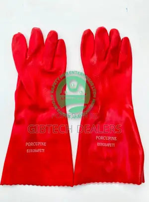 Best Quality Double Dipped Pvc Safety Chemical Gloves