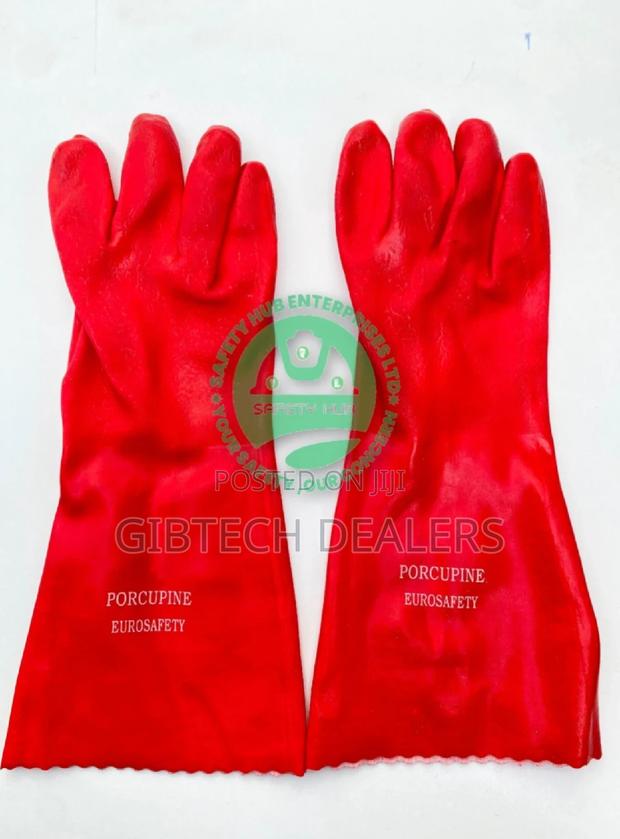 Best Quality Double Dipped Pvc Safety Chemical Gloves