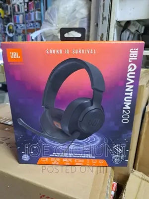JBL Quantum 200 – Wired Over-Ear Gaming Headphones