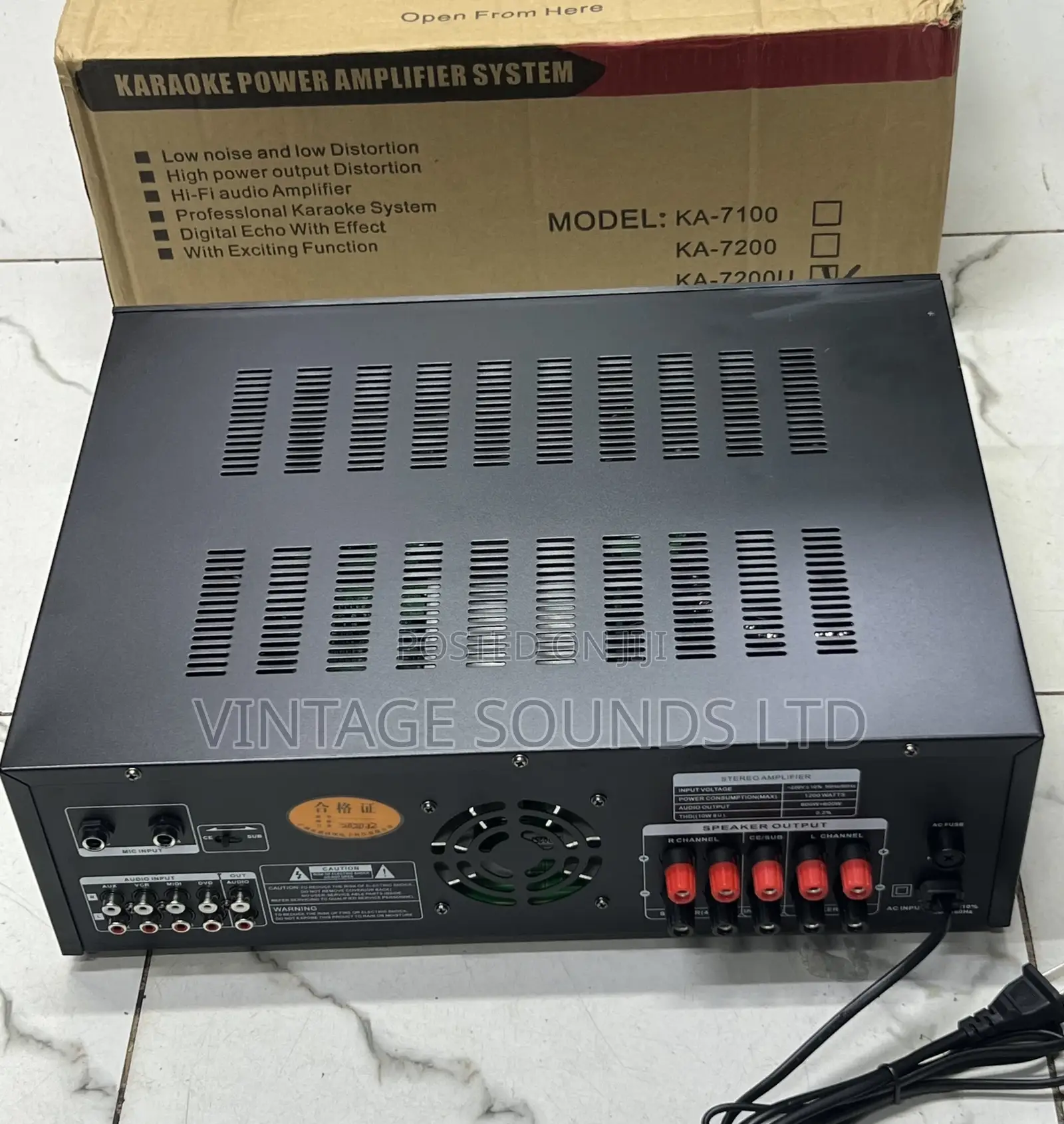 Yamaha KA-7200U Karaoke Power Amplifier System