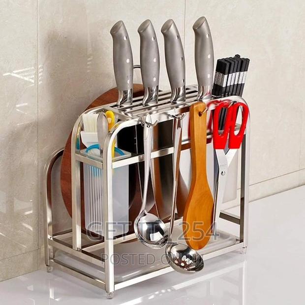 Compact Multifunctional Stainless Rack - thumbnail 3