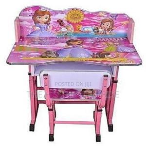 Brandnew Pink Strong Kids Study Table With Chair