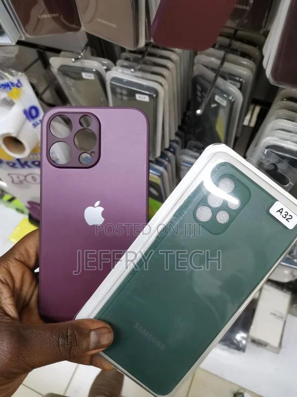 Samsung Galaxy A32 Green Frosted Glass Hard Cover