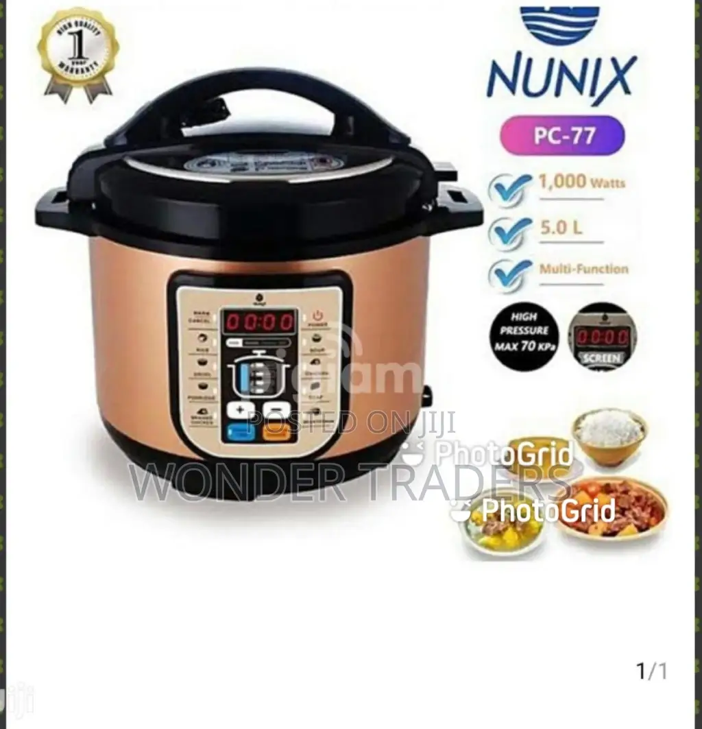 Nunix Pressure Cooker Pc77