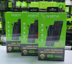 Oraimo 20000mah Powerbank/ 20000mah Powerbank With Cable