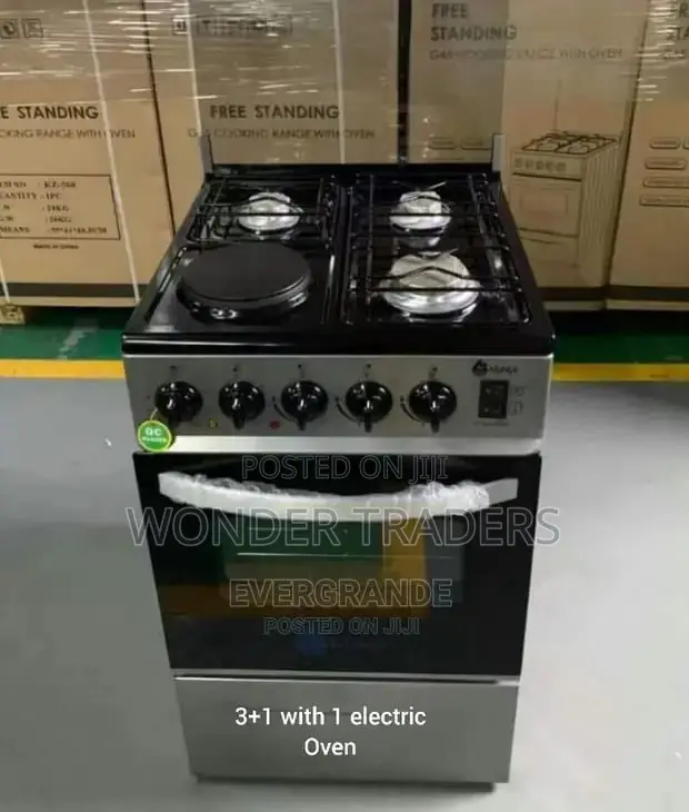 3+1gas Electric Oven Standing. Cooker