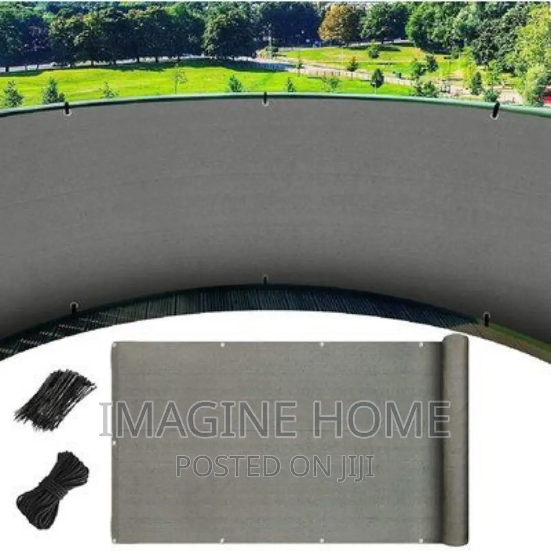 Grey Balcony Privacy Shield
