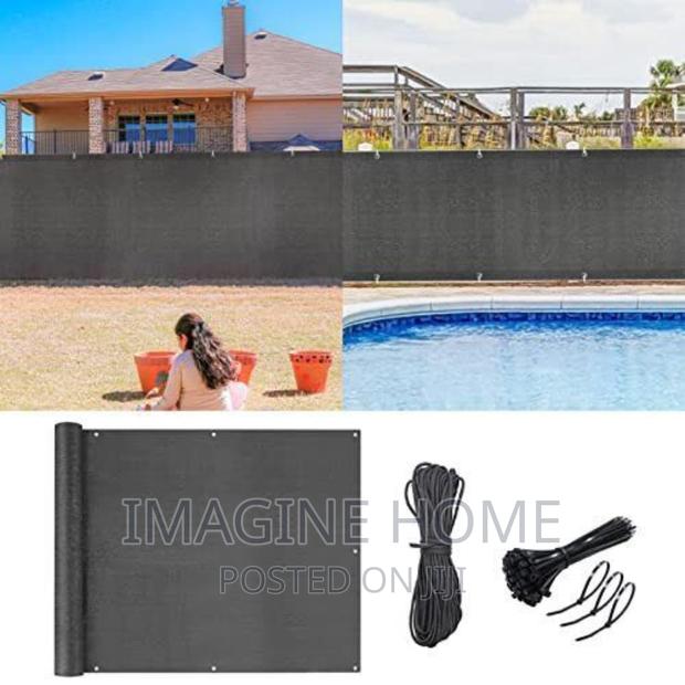 Grey Balcony Privacy Shield - main view