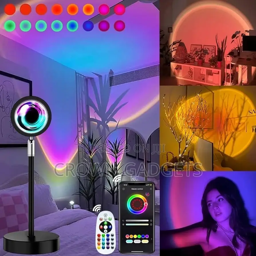 16 Colors Sunset Projection Lamp