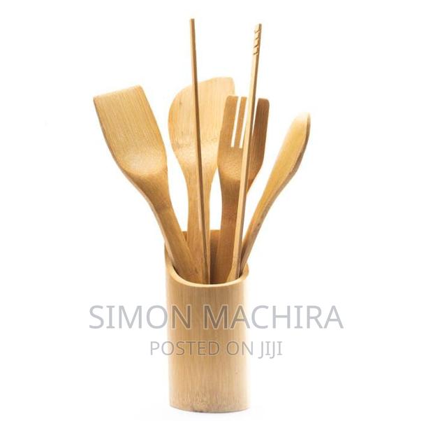 Bamboo Cooking Set/ Mwiko Set - main view