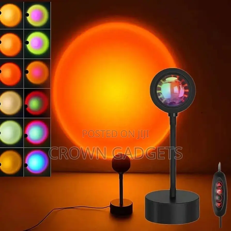 16 Colors Sunset Projector Lamp