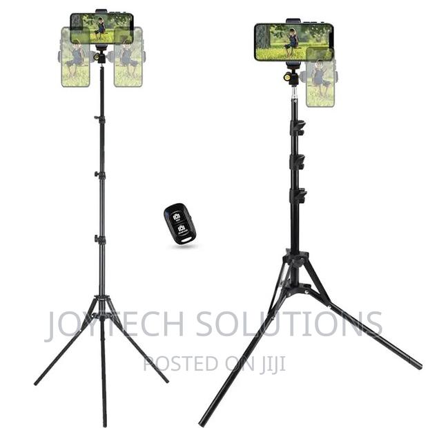 2.1 Meter High Phone Tripod With Bluetooth Shutter, Holder. - main view