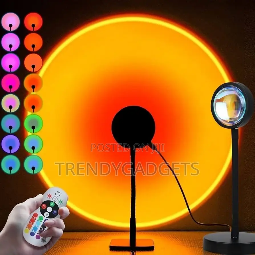 16 Colors Sunset Projector Lamp