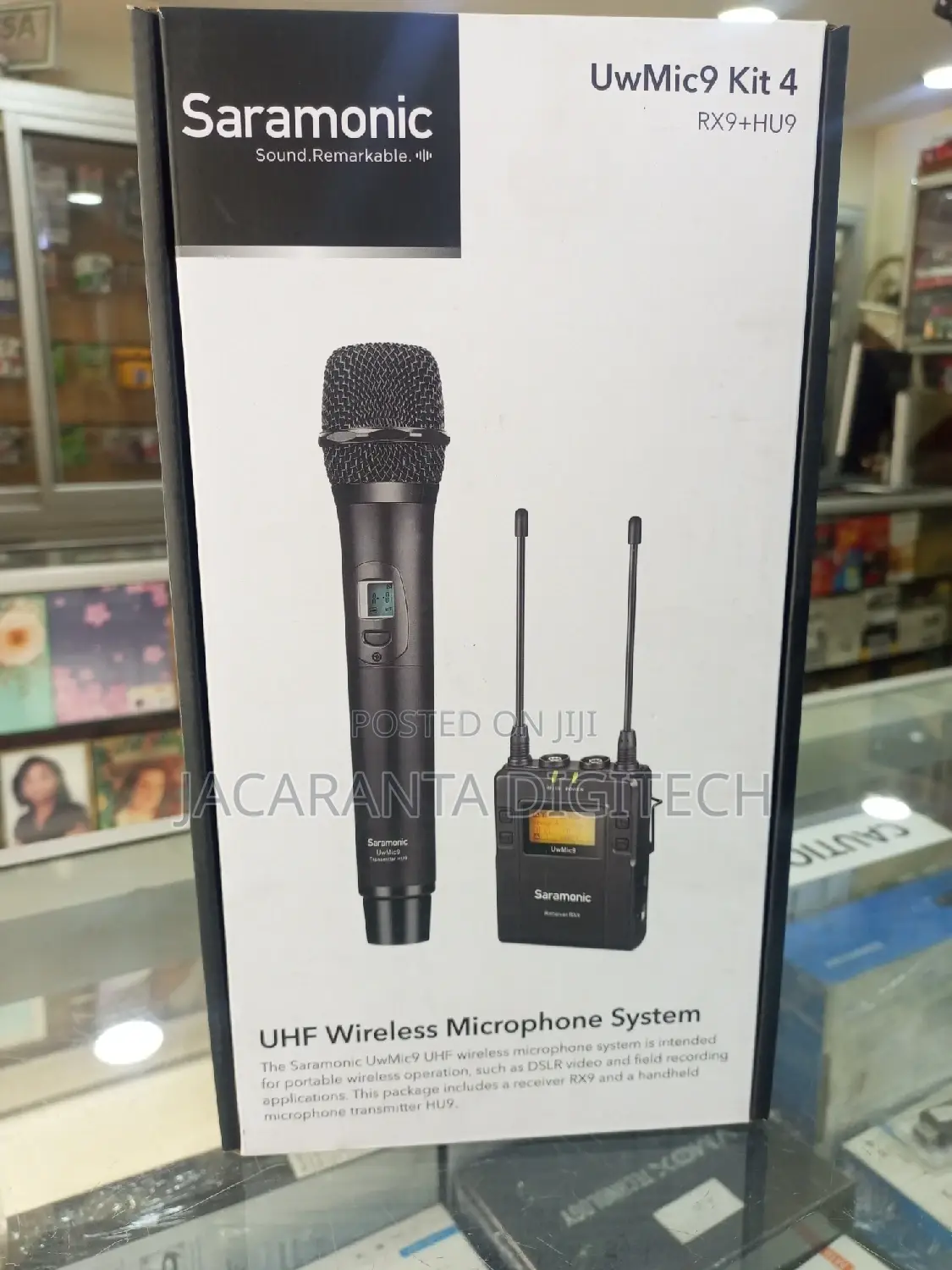 Saramonic Uwmic9 Kit4 Uhf Wireless Lavalier Microphone Syst