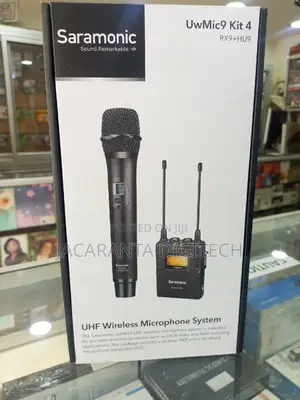 Saramonic Uwmic9 Kit4 Uhf Wireless Lavalier Microphone Syst
