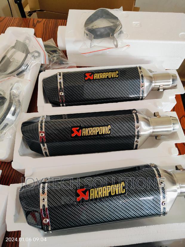 Sports Motorcycle Akrapovic System . With DB Killer Technolo - main view